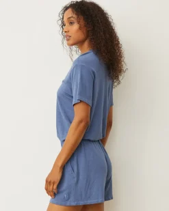 MONROW Supersoft Romper MEDIUMBLUE Outlet